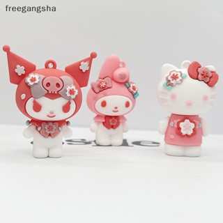 SANRIO [FREG] พวงกุญแจ จี้ตุ๊กตาการ์ตูนอนิเมะ Kuromi Cinnamoroll Hello Kitty My Melody น่ารัก สําหรับเด็กผู้หญิง และเด็ก FDH