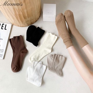 Mumais Socks Korean version of trendy college style unblocked piles of socks