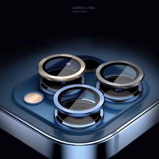ตัวป้องกันเลนส์กล้องกระจกนิรภัยสำหรับ for IPhone 11 17 13 16 Pro Max 16 15 14 Pro Air 14Plusตัวป้องกันกล้องโลหะขนาดเล็ก