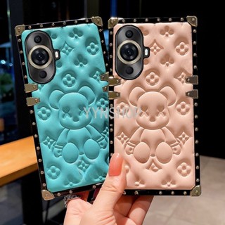 Yyn เคสโทรศัพท์มือถือ กันกระแทก ลายหมีฮิปสเตอร์ สามมิติ สําหรับ HuaWei Nova 11 pro Nova11i Nova10 pro