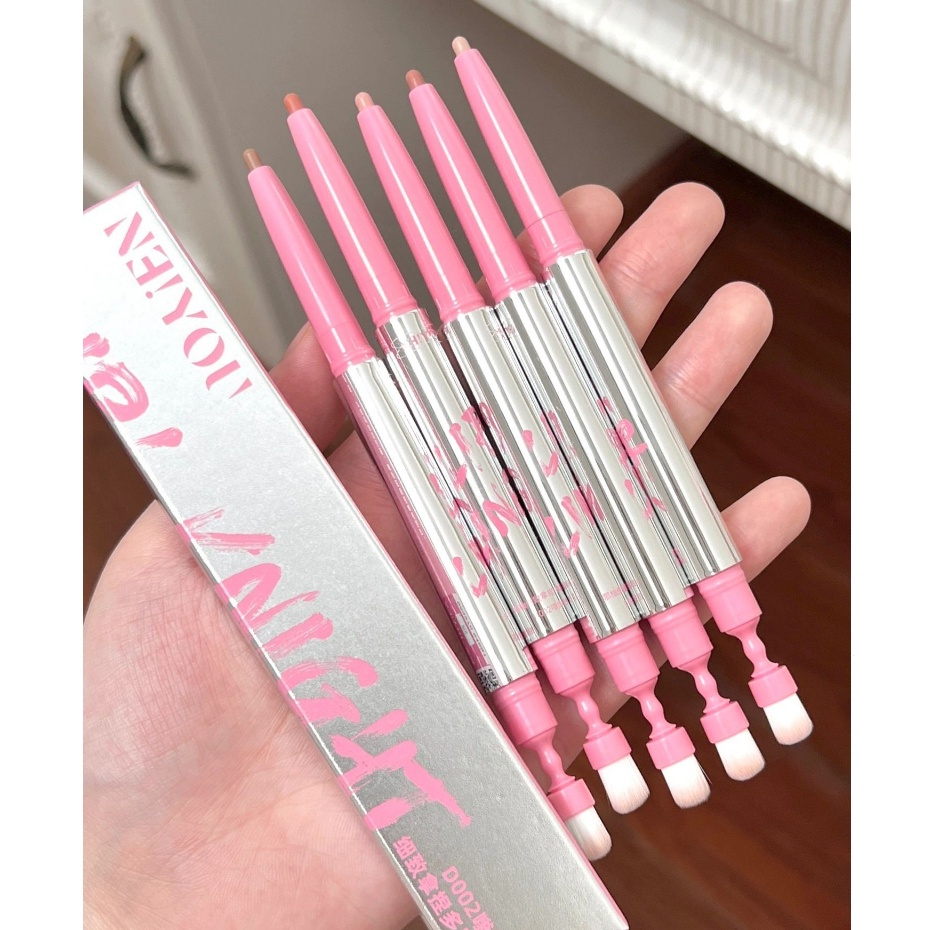 NEIYOU NEIYOU Double-Headed Lip Liner Outline Lip Shape กันน้ํา Long-Lasting Nude Lip Brush