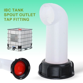 New Plastic IBC Tank Spout Outlet Tap Fitting Water Oil Fuel Pour Diesel Nozzle