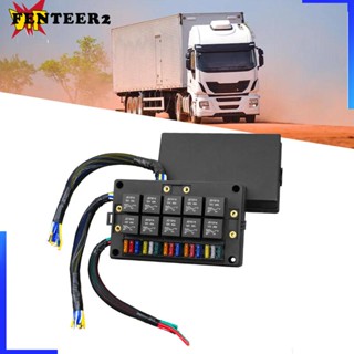 [Fenteer2] ฟิวส์ 12V และช่องฟิวส์ 15 Atc สําหรับรถยนต์ เรือ RV