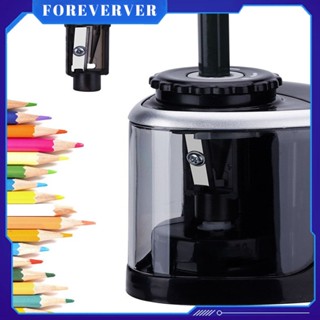 เครื่องเหลาดินสอไฟฟ้าอัตโนมัติ Safe Student Helical Steel Blade Sharpener Desktop Student Auto Rotary Sharpeners School Supplies Christmas Gift fore