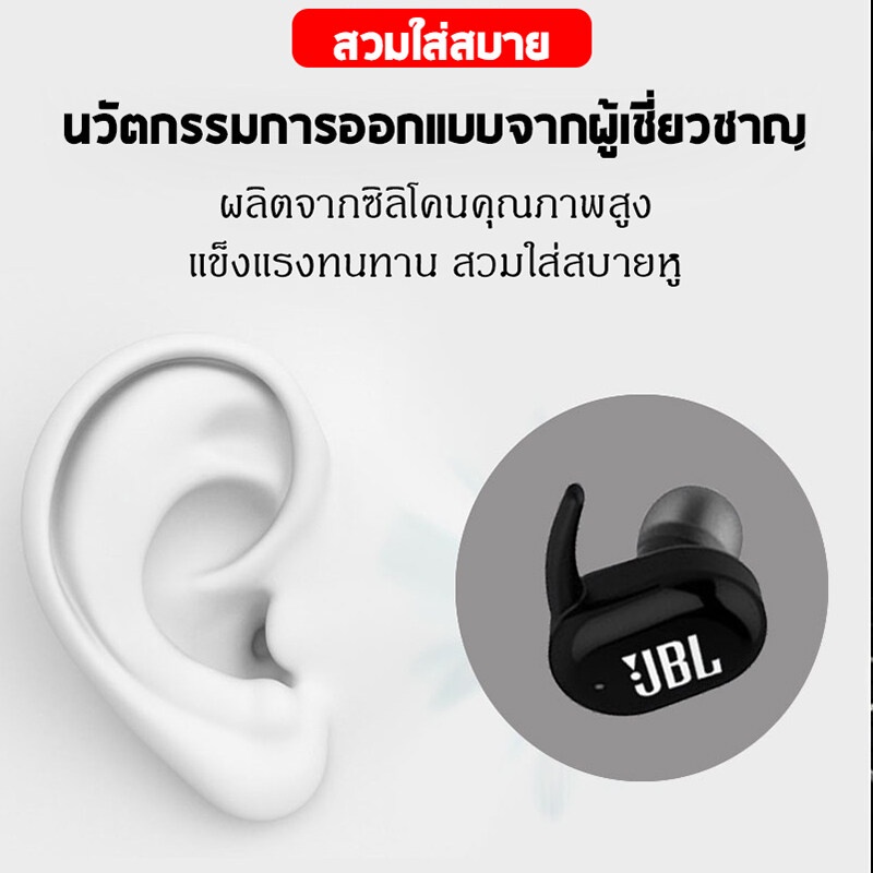 หูฟังแบบสอดหู หูฟังออกกำลังกาย TWS-4บลูทูธไร้สายพร้อมไมโครโฟน Mini Wireless Earbuds Earphones Bluetooth 5.0 Headsets