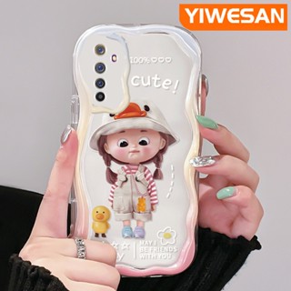 เคสโทรศัพท์มือถือแบบนิ่ม ใส ลายการ์ตูนเป็ดน้อยน่ารัก สีสันสดใส สําหรับ Realme 6 Pro 6s Narzo