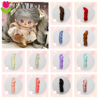 Taylor1 วิกผมหางม้ายาว ทนความร้อน สีชมพู สําหรับตุ๊กตา BJD SD DIY