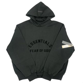 เสื้อกันหนาวลําลอง มีฮู้ด ลาย FOG FEAR OF GOD Season 9 คลาสสิก สีน้ําเงินเข้ม สําหรับผู้ชาย และผู้หญิง