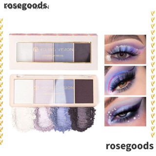 Rosegoods1 อายแชโดว์พาเลท สี่สี ประกายมุก ติดทนนาน