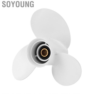 Soyoung 3 Blades Boat Propeller  Sharp RH Hard Outboard for