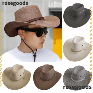 Rosegoods1 หมวกชายหาด ระบายอากาศ แฟชั่น สําหรับผู้ชาย และผู้หญิง