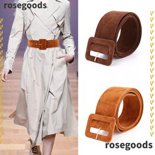 Rosegoods1 เข็มขัดกํามะหยี่ แฟชั่น หรูหรา ดีไซน์แบรนด์ ย้อนยุค คาดเอว