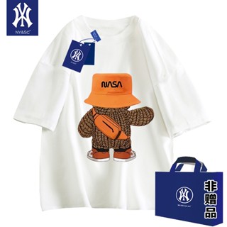 เสื้อยืดแขนสั้น พิมพ์ลายโลโก้ Ny แฟชั่นฤดูร้อน สไตล์สปอร์ต สําหรับคู่รัก