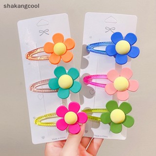 Shakangcool กิ๊บติดผม รูปดอกไม้ สีแคนดี้ สําหรับผู้หญิง SGL