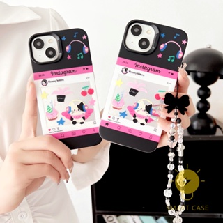 For เคสไอโฟน 14 Pro Max [INS Cat Music] เคส Phone Case For iPhone 14 Pro Max Plus 13 12 11 For เคสไอโฟน11 Ins Korean Style Retro Classic Couple Shockproof Protective TPU Cover Shell