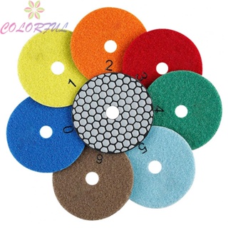 【COLORFUL】Versatile Diamond Sanding Disc for Dry Polishing For Granite and Ceramic Tiles 4