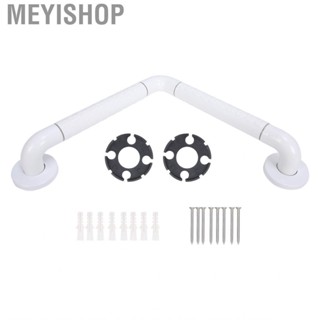 Meyishop 14.2in Toilet Grab Bar LShaped Safety Rail Stainless Steel NonSlip