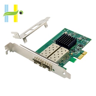 การ์ดเครือข่ายเซิร์ฟเวอร์ 82576EB PCI-E X1 Gigabit SFP ไฟเบอร์ E1G42EF