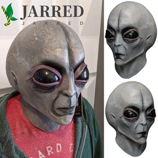 Jarred หน้ากากยาง รูปหัวกะโหลกเอเลี่ยน UFO เสมือนจริง สําหรับงานเทศกาล