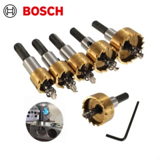 BOSCH โฮลซอเจาะเหล็ก (สีทอง) ดอกสว่าน เจาะสแตนเลส เจาะอลูมิเนียมHSS Hole Saw -งานเทียบ เกรด AAA+ถูกดี