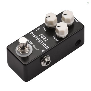 Audioworld MOSKYAudio Fuzz Distortion แป้นเหยียบเอฟเฟคกีตาร์ไฟฟ้า ขนาดเล็ก