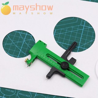 Mayshow เครื่องมือตัดวงกลม DIY สมุดภาพผ้าวงกลมตัดสําหรับการ์ดวันเกิดทํากระดาษพร้อมวงล้อ