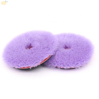 【VARSTR】Wool Polishing Pad Purple Soft Buffer Pads Wood Car Waxing Wool Polisher