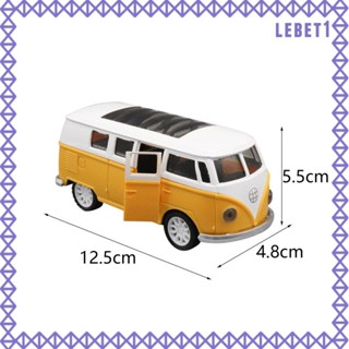 [Lebet] โมเดลรถบัสอัลลอย สเกล 1/32 12.5x4.8x5.5 ซม. พร้อมประตูเปิดได้ ของเล่นเสริมการเรียนรู้ สําหรับเด็กผู้ชาย และเด็กผู้หญิง