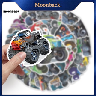 &lt;moonback&gt; สติกเกอร์ ลายการ์ตูน สําหรับติดตกแต่งกระเป๋าเดินทาง สเก็ตบอร์ด 50 ชิ้น ต่อชุด