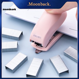 &lt;moonback&gt; เครื่องเย็บกระดาษ อายุการใช้งานยาว ใช้ซ้ําได้ พร้อมลวดเย็บ 640 ชิ้น สําหรับบ้าน สํานักงาน โรงเรียน 1 ชุด