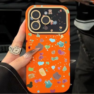 เคสโทรศัพท์มือถือนิ่ม ลายกระต่ายหมีน้อย สําหรับ Apple Iphone 14promax 13pro 12 11 7p O56I