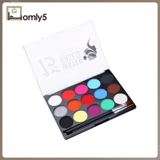 [Homyl5] ชุดพาเลทสีเพ้นท์ร่างกาย 15 สี สําหรับคอสเพลย์ เทศกาลปีใหม่