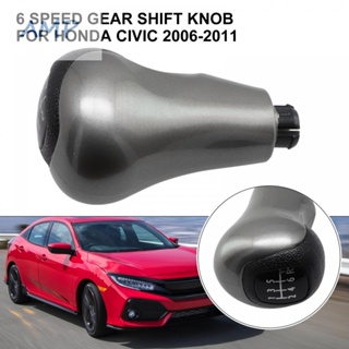 ⚡NEW 8⚡Sleek Black And Grey Gear Shift Knob Stick Shifter For Honda Civic 2006 2011