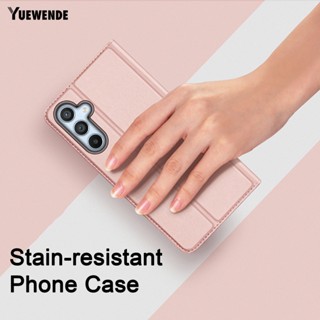 Yue.z เคสโทรศัพท์มือถือ กันกระแทก พร้อมช่องใส่บัตร กันรอยขีดข่วน ทนทาน สําหรับ Samsung A54