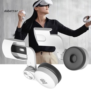 &lt;Dobetter&gt; ที่ปิดหูกันหนาว แบบยืดหยุ่น อุปกรณ์เสริม สําหรับหูฟัง VR Oculus Quest 2 1 คู่