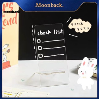 &lt;moonback&gt; กระดานข้อความอะคริลิคใส สําหรับเขียนข้อความ ในครัวเรือน