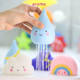 Aroma ของเล่นอาบน้ํา รูปก้อนเมฆ พ่นน้ํา ลอยน้ํา เสริมการเรียนรู้เด็ก