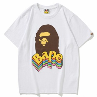 New Style BAPEe Men Women Printed Casual Short-Sleeved t-Shirt_02