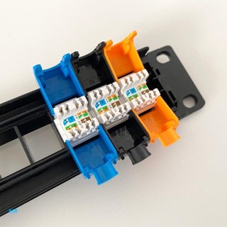 Win อะแดปเตอร์ซ็อกเก็ตเชื่อมต่อ CAT6A CAT5e CAT6 RJ45 8P8C 2 ชิ้น