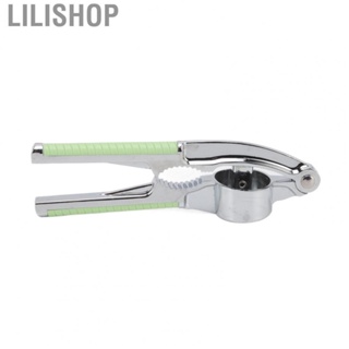 Lilishop Garlic Press Manual 2 in 1 Garlic Mincer Tool for Kitchen