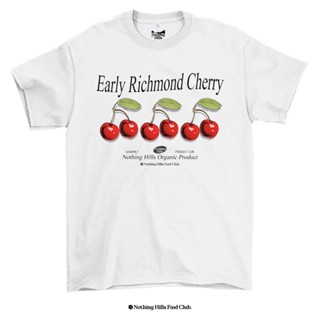 [S-5XL] เสื้อยืดลาย Early Richmond Cherry( เชอร์รี่) Classic Cotton Unisex by 【Nothing Hills】