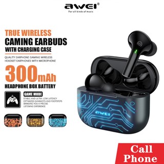 หูฟังไร้สาย AWei T29Pro TWS True Wireless Games Earbuds ออกกำลังกายทนเหงื่อได้ดี Bluetooth 5.1