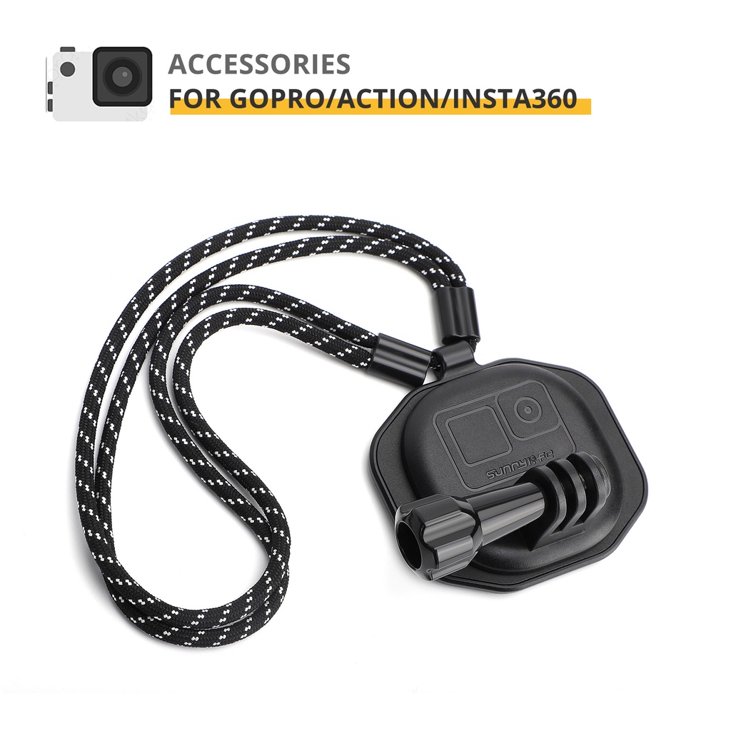 ขาตั้งแม่เหล็ก พร้อมสายคล้องคอ และสายคล้องคอ สําหรับกล้องแอคชั่น GOPRO DJI OSMO Action 3 2 INSTA360 POCKET 3 2 1 FIMI Series