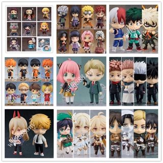 Nendoroid Genshin Impact Demon Slayer Naruto Haikyuu !! โมเดลฟิกเกอร์ Tokyo Revengers Change Face Articulado ของเล่นสําหรับเด็ก