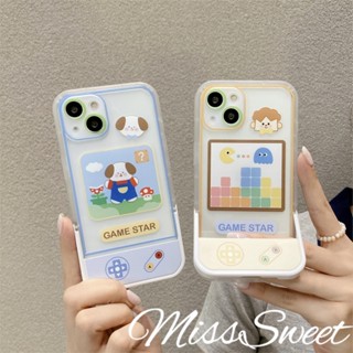 เคสป้องกันโทรศัพท์มือถือ TPU แบบนิ่ม ลายการ์ตูนสุนัข สําหรับ iPhone 14 13 12 11 Pro Max X XR Xs Max 8 7 Plus