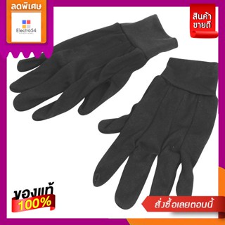 ถุงมือผ้า FITT ดำ  FITT BLACK FABRIC GLOVES