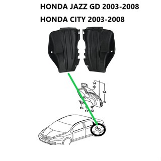 Hys ฝาครอบบังโคลนล้อหลัง สําหรับ HONDA JAZZ fit 2003 2004 2005 2006 2007 2008 and HONDA CITY SEL 2003 2004 2005 2006 2007 2008 GD6 GD8