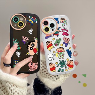 เคสโทรศัพท์มือถือ ซิลิโคนนุ่ม ลายการ์ตูนชินจัง สําหรับ Realme C55 5 5i 6i C3 C35 C21Y C25Y C21 RealmeC11 C11 2021 C25 C15 C12 C2