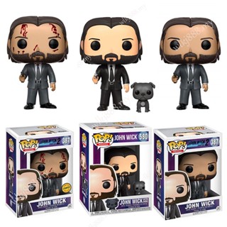 โมเดลฟิกเกอร์ Funko Pop John Wick 4 580 387 Indent สําหรับตกแต่งสํานักงาน