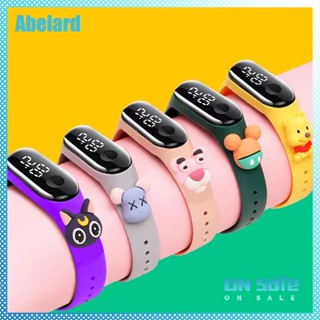 Abelard นาฬิกาข้อมืออิเล็กทรอนิกส์ หน้าจอสัมผัส Led ลายการ์ตูนตุ๊กตาอนิเมะน่ารัก สําหรับผู้ชาย และผู้หญิง